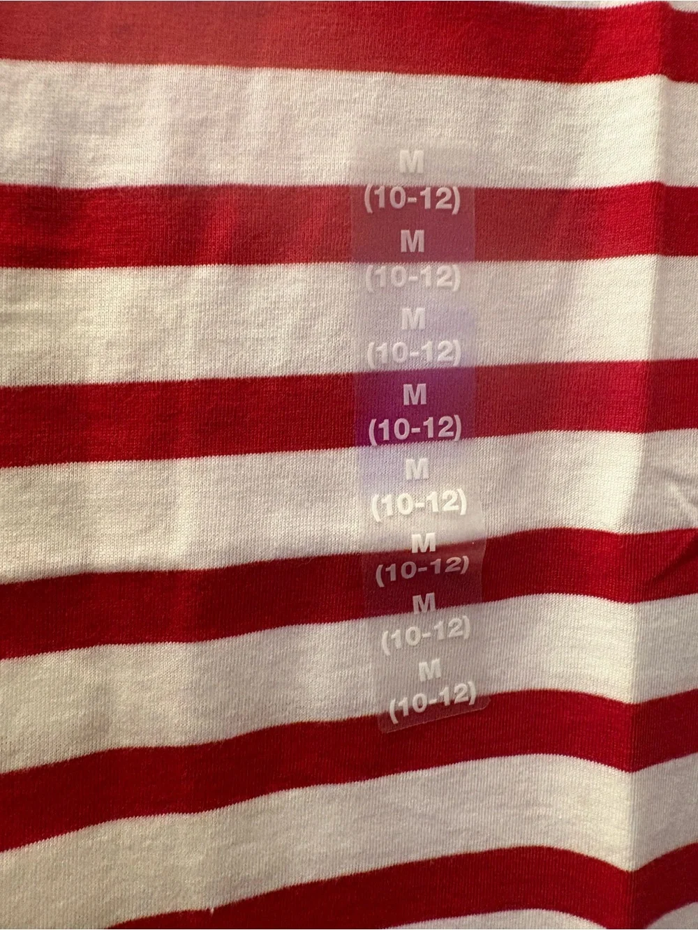 Polo by Ralph Lauren Red & White Striped Tee with Navy Pony